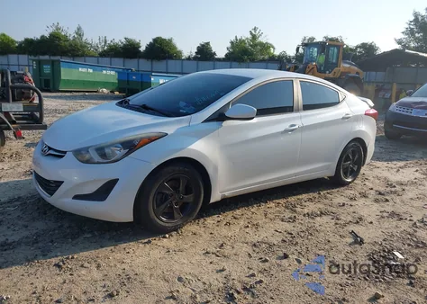 2015 Hyundai Elantra Se from USA, damaged, VIN 5NPDH4AE8FH594358